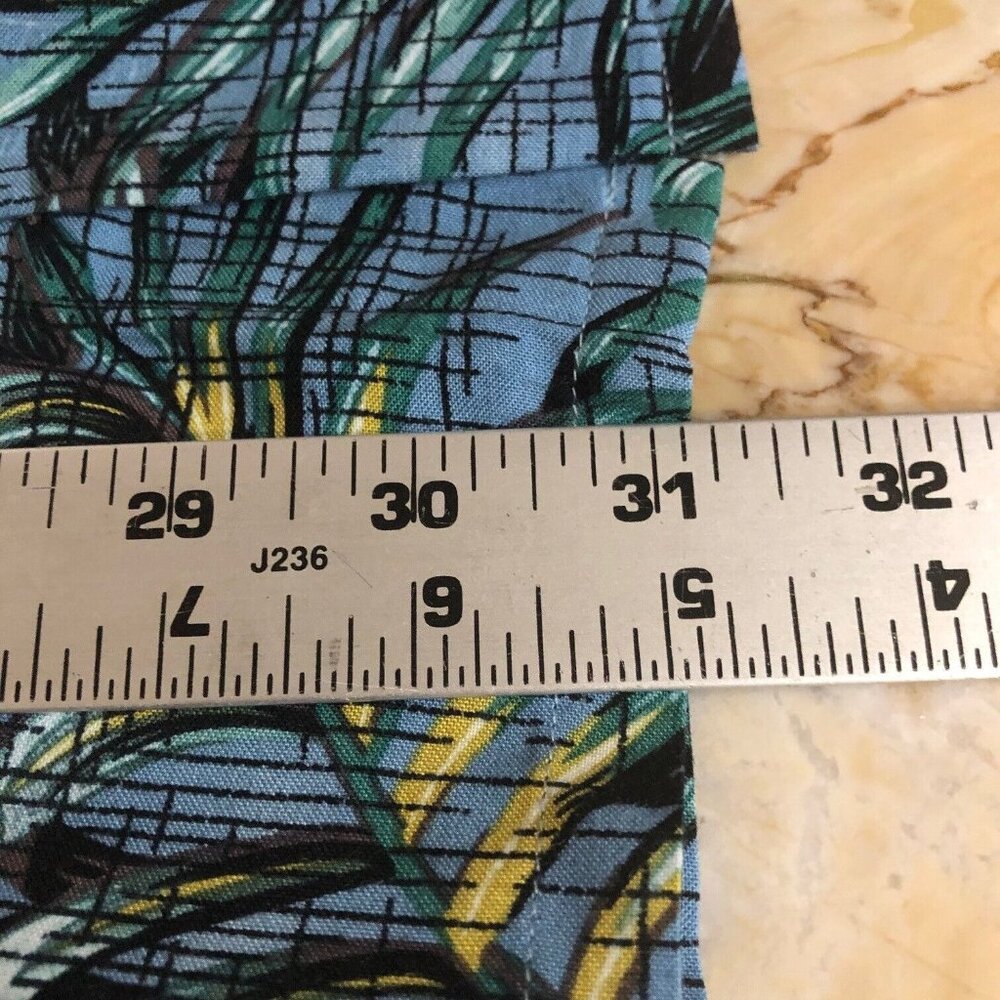 NWT Hawaiian Shirt Men L Allover Aloha Print Camp Tropical Beachy Coastal CAMPIA - Picture 9 of 9